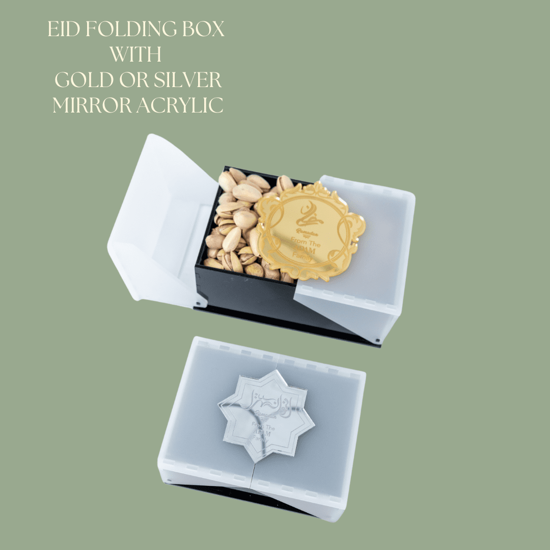 Acrylic Eid Gift Box (Folding Lid) - Image 2