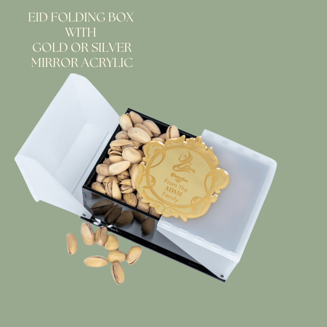 Acrylic Eid Gift Box (Folding Lid) - Image 3
